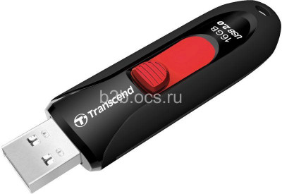 Флеш-накопитель TS16GJF590K 16GB JetFlash 590 (Black/red) Transcend 1000501823