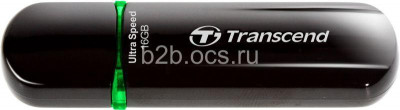 Флеш-накопитель TS16GJF600 16GB JetFlash 600 (Black/Green) High Speed Transcend 1000501714