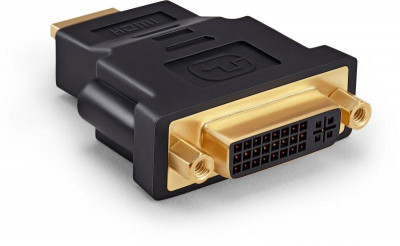 Переходник HDMI-19M-DVI-I(F)-ADPT DVI-I(f) HDMI (m) черн. BURO 359901