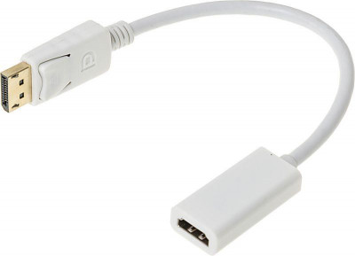 Переходник HDMI (f)/DisplayPort (m) бел. 557181