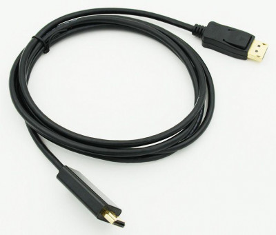 Кабель HDMI (m) DisplayPort (m) 2м черн. 557185