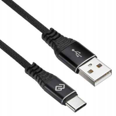 Кабель USB A (m) USB Type-C (m) 1.2м черн. Digma 1080448