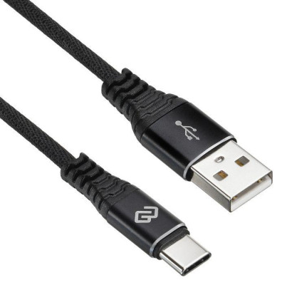 Кабель USB A(m) USB Type-C (m) 2м черн. Digma 1084578