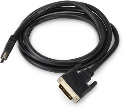 Кабель аудио-видео HDMI (m)/DVI-D (Dual Link) (m) 1.8м. позолоч. контакты черн. (BHP RET HDMI_DVI18) BURO 485562