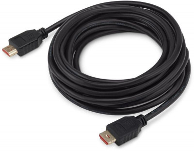 Кабель аудио-видео HDMI1.4 HDMI (m)/HDMI (m) 5м. позолоч. контакты черн. (BHP HDMI V1.4 5M LOCK) BURO 375149