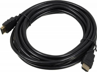 Кабель аудио-видео High Speed ver.1.4 HDMI (m)/HDMI (m) 5м. позолоч. контакты черн. 335133