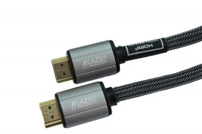 Кабель аудио-видео WH-111(1M)-B) HDMI (m)/HDMI (m) 1м позолоч. контакты черн. Lazso 1047383