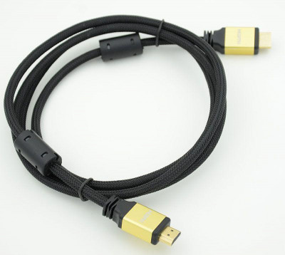 Кабель HDMI (m)/HDMI (m) 1.8м. феррит.кольца позолоч. контакты 794178