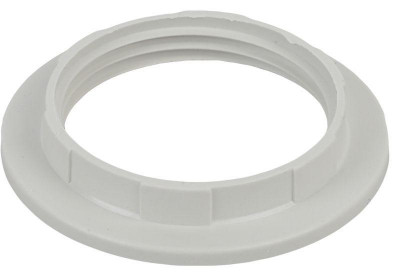 Кольцо для патрона E27 пластик бел. ACS KLC-E27-PLA-WH-IND ЭРА Б0043681