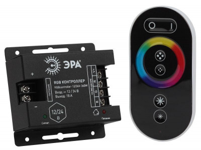 Контроллер для светодиодной ленты RGBcontroller-12/24V-216W/432W ЭРА Б0043445