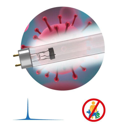 Лампа бактерицидная ультрафиолетовая T8/30Вт UV-С ДБ 30 Т8 G13 ЭРА Б0048973