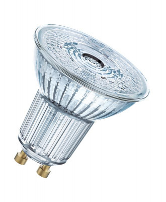 Лампа светодиодная LED Star PAR16 4.3Вт (замена 50Вт) прозр. 6500К холод. бел. GU10 350лм угол пучка 36град. 220-240В OSRAM 4058075466319