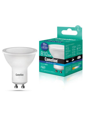 Лампа светодиодная LED10-GU10/865/GU10 10Вт 220В Camelion 14402