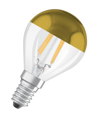 Лампа светодиодная филаментная Retrofit P 4Вт (замена 34Вт) прозр. 2700К тепл. бел. E14 380лм угол пучка 300град. 220-240В OSRAM 4058075456549