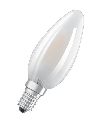 Лампа светодиодная филаментная Retrofit B 2.8Вт (замена 25Вт) матов. 2700К тепл. бел. E14 250лм угол пучка 300град. 220-240В диммир. OSRAM 4058075437005