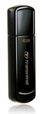 Флеш-диск 4Гбайт Jetflash 350 TS4GJF350 USB2.0 черн. Transcend 596224