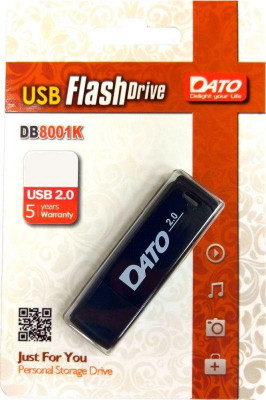 Флеш-диск Dato 64Гбайт DB8001 DB8001K-64G USB2.0 черн. DATO 1109501