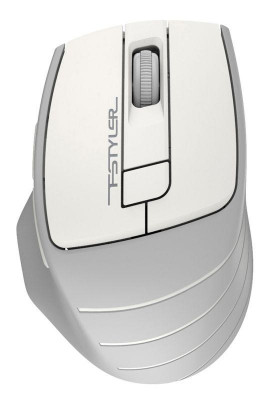 Мышь Fstyler FG30S бел./сер. оптическая 2000dpi silent беспроводная USB 6but FG30S A4TECH 1204073