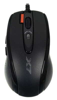 Мышь XL-750BK черн. лазерная 3600dpi USB2.0 6but XL-750BK USB A4TECH 94401