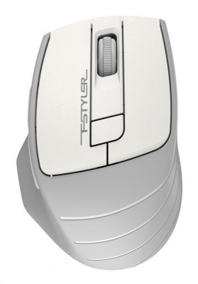 Мышь Fstyler FG30 бел./сер. оптическая 2000dpi беспроводная USB 6but FG30 WHITE A4TECH 1147563