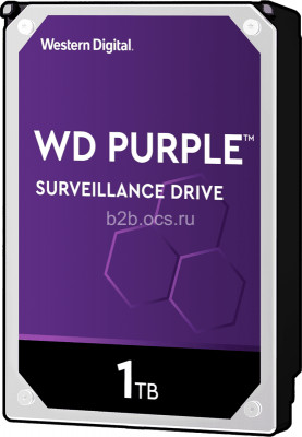 Диск жесткий WD10PURZ HDD WD SATA3 1Tb Purple Video IntelliPower 64Mb WD 1000437132