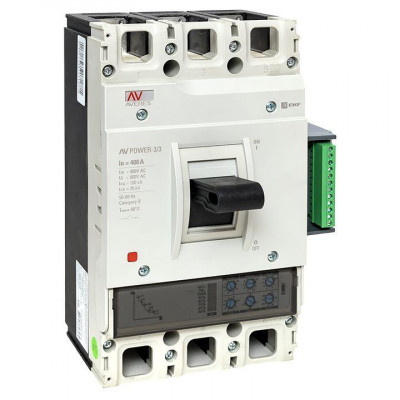 Выключатель автоматический 400А 100кА AV POWER-3/3 ETU2.2 AVERES EKF mccb-33-400H-2.2-av