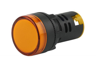 Лампа AD22DS(LED) матрица 22мм желт. 12В AC/DC BLS10-ADDS-012-K05E ЭРА Б0045604