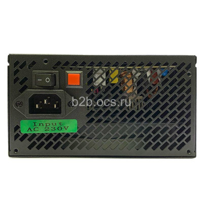 Блок питания HPB-750RGB PSU HPB-750RGB (ATX 2.31 750Вт ActivePFC RGB 140мм fan Black) 85+ BOX HIPER 1000535227