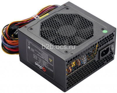 Блок питания QD500 Power Supply QDION ATX 500Вт 120мм 5xSATA 1xPCI-E(6+2) nonPFC FSP 1000189953