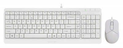 Комплект клавиатура+мышь Fstyler F1512 клавиатура бел. мышь бел. USB F1512 A4TECH 1454168