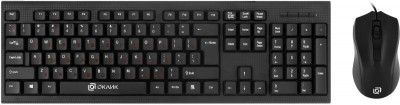 Комплект клавиатура+мышь Оклик 620M клавиатура черн. мышь черн. USB 620M ОКЛИК 475652