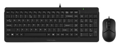 Комплект клавиатура+мышь Fstyler F1512 клавиатура черн. мышь черн. USB F1512 A4TECH 1454161