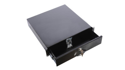 Ящик выдвижной для документации ТСВ-Д-3U.450-9005 3U 19дюйм 450мм черн. ЦМО 1250722