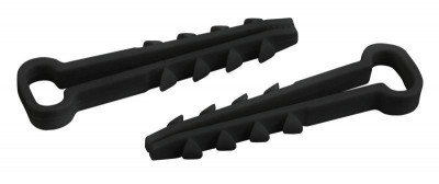 Дюбель-хомут для плоского кабеля 5-8мм черн. DXP-5-8-b-100 (уп.100шт) ЭРА Б0050792