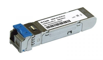 Трансивер SFP 331R/40KM/A1A WDM с 1 портом 1000Base-BX-U (Tx:1310 нм Rx:1550 нм для одномод. оптич. кабеля 40км D-Link 1799469