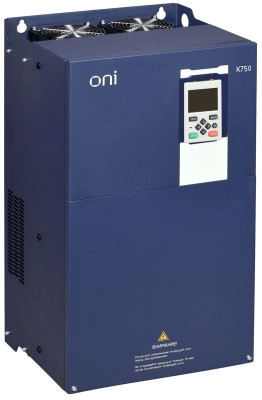 Преобразователь частоты K750 380В 3Ф 185-200кВт 340-377А ONI K750-33-185200M