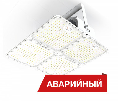 Светильник светодиодный Quadro 135/20000 Д 135Вт 5000К IP54 20000лм 0.95PF 80Ra Кп<5 лира аварийный Diora DQ135D-5K-L-A
