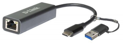 Адаптер сетевой DUB-2315/A1A 2.5 Gigabit Ethernet/USB Type-C (переходник USB Type-C/USB Type-A) D-link 1861435