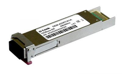 Трансивер XFP DEM-423XT/B1A с 1 портом 10GBase-ER для одномод. оптич. кабеля (до 40км) D-Link 1372319
