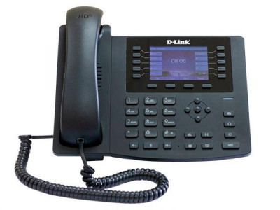 Телефон-IP DPH-400GE/F2B с цветным дисплеем 1 WAN-порт 10/100/1000Base-T 1 LAN-порт 10/100/1000Base-T PoE (без адаптера питания) D-Link 1363915