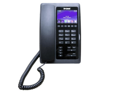 Телефон-IP DPH-200SE/F1A с цветным дисплеем 1 WAN-порт 10/100Base-TX 1 LAN-портом 10/100Base-TX PoE D-Link 1641227