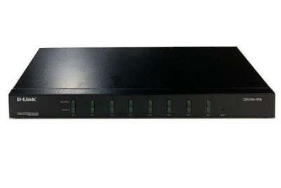 Переключатель KVM-over-IP DKVM-IP8/A2A 8-порт. порт: VGA 4 порта USB и 1 порт 10/100Base-TX D-Link 1134343