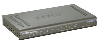 Шлюз голосовой DVG-5008SG/A1A PROJ 8 FXS-порта 1 WAN-порт 10/100/1000Base-T и 4 LAN-порта 10/1000Base-T D-Link 1245912