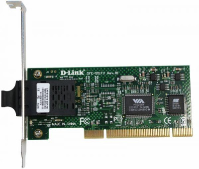Адаптер PCI сетевой DFE-551FX/B1B 1 порт 100Base-FX с дуплексный SC-разъем D-Link 1135934