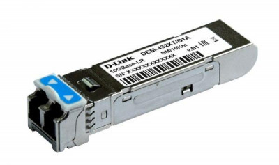 Трансивер SFP+ 432XT/B1A с 1 портом 10GBase-LR для одномод. оптич. кабеля (до 10км) D-link 1497368
