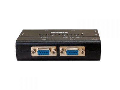 Переключатель DKVM-4U/C2A 4-порт. KVM с портами VGA и USB D-link 1100385