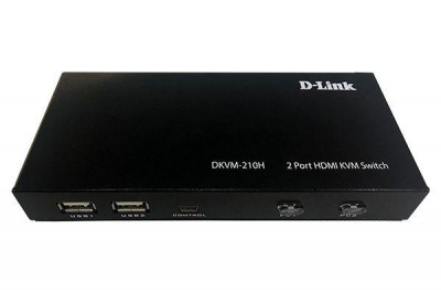 Переключатель DKVM-210H/A1AKVM 2-порт. с портами HDMI и USB D-link 1796173