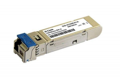 Трансивер SFP промышленный S330R/30KM/A1A WDM с 1 портом 1000Base-BX-U (Tx:1310 нм Rx:1550 нм для одномод. оптич. кабеля (до 30км) D-Link 1607591