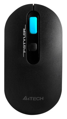 Мышь оптическая беспроводная Fstyler FG20 (2000dpi) USB для ноутбука (4but) син./черн. A4TECH 1488368