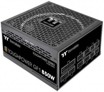 Блок питания ATX 850Вт Toughpower GF1 80+ gold (24+4+4pin) APFC 140мм fan 12хSATA Cab Manag RTL THERMALTAKE 1720287